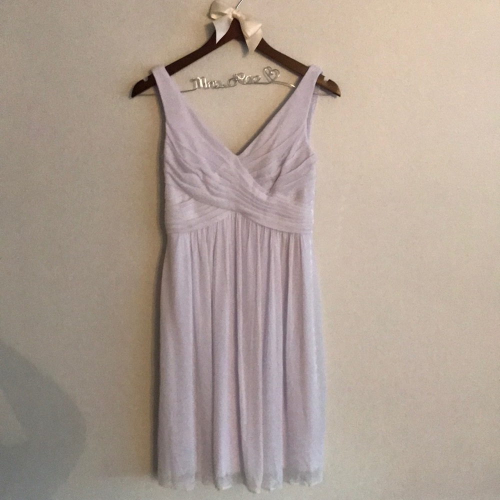 Lavender davids bridal dress